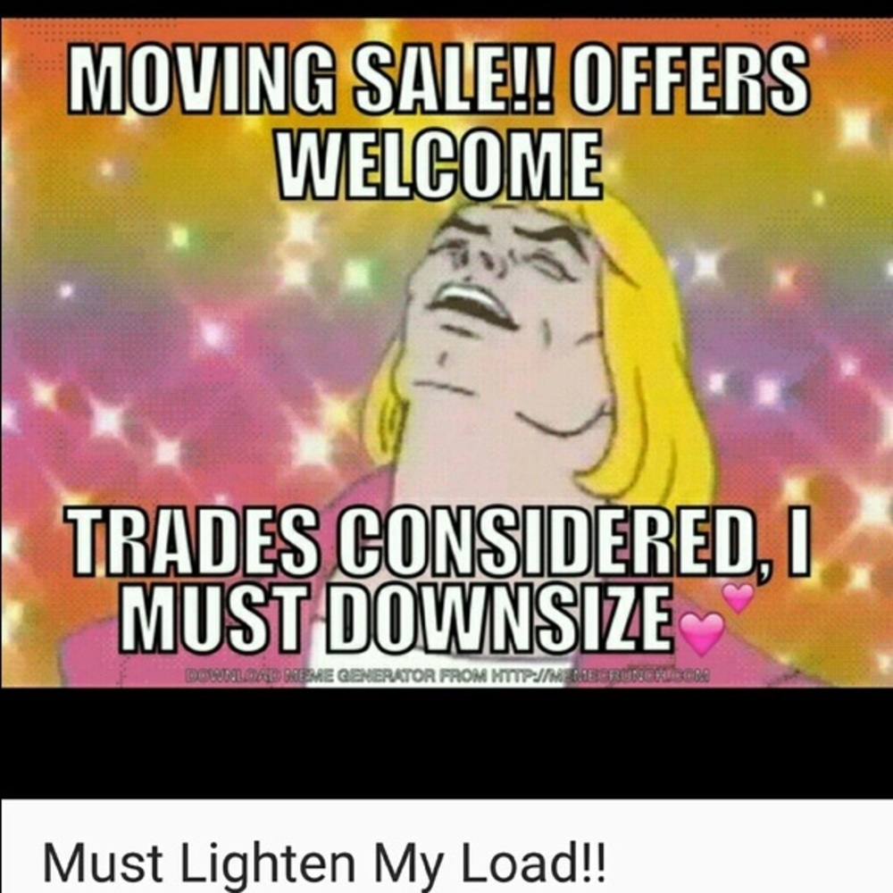 Moving sale!